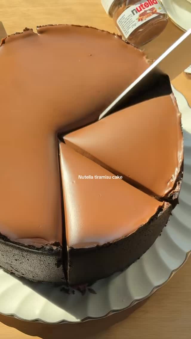 Nutella Tiramisu Cake