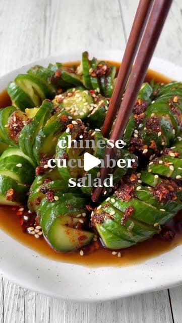 Spiral Chinese Cucumber Salad