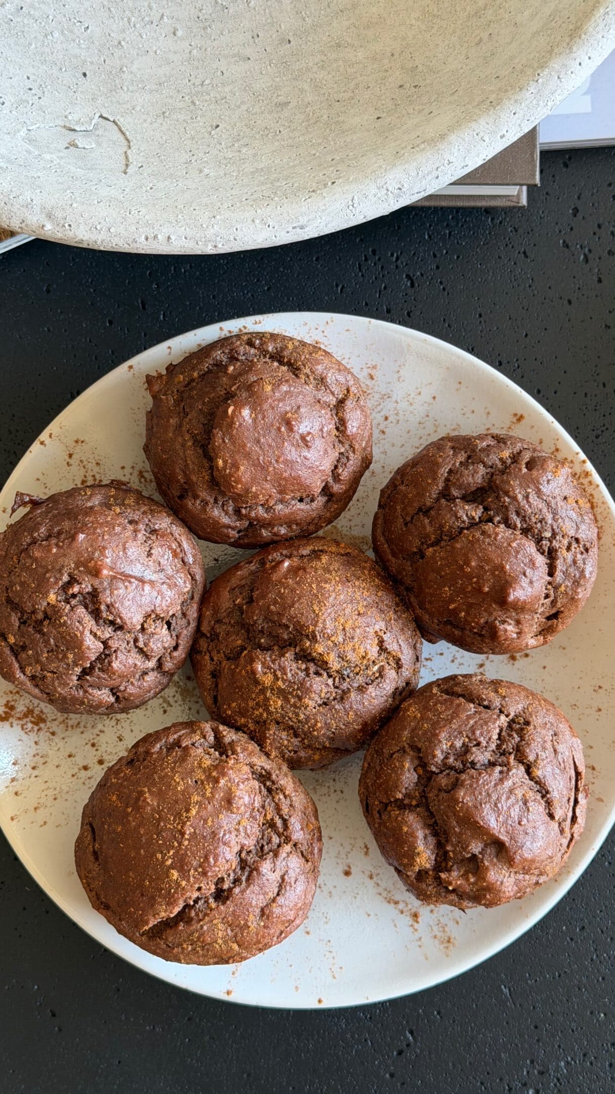 Healthy Chocolate Banana Muffins