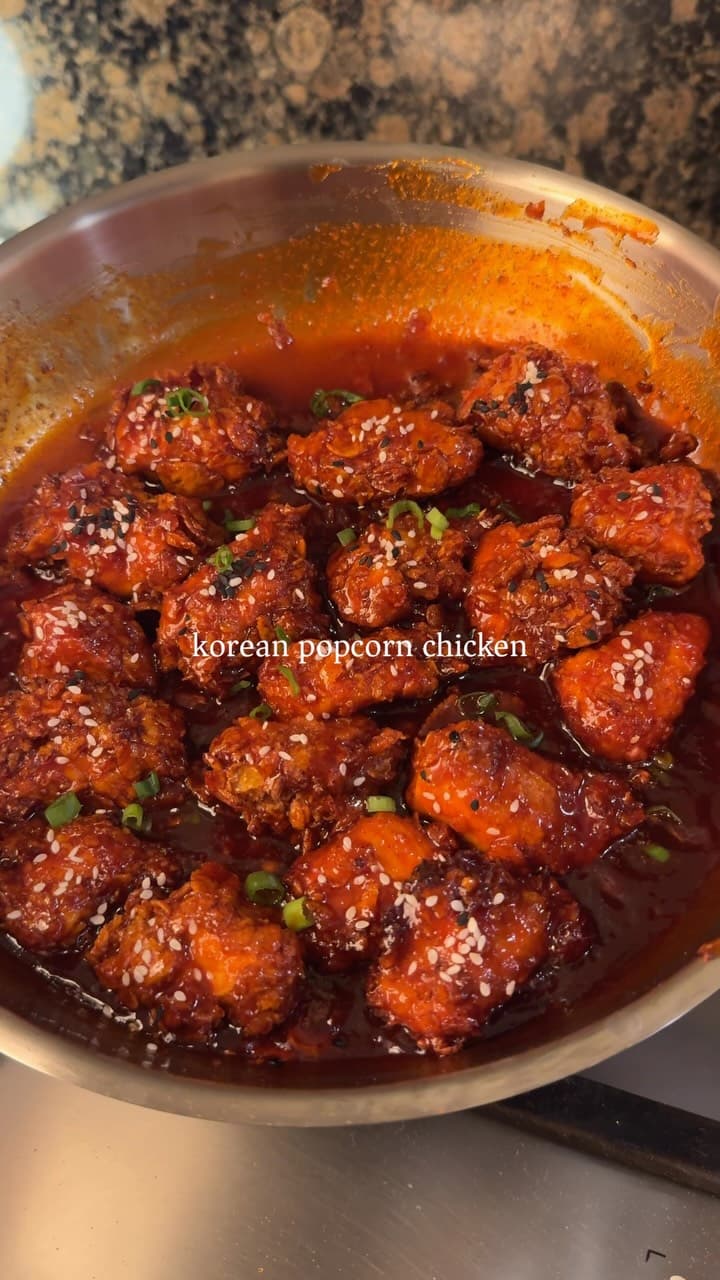 Korean Popcorn Chicken