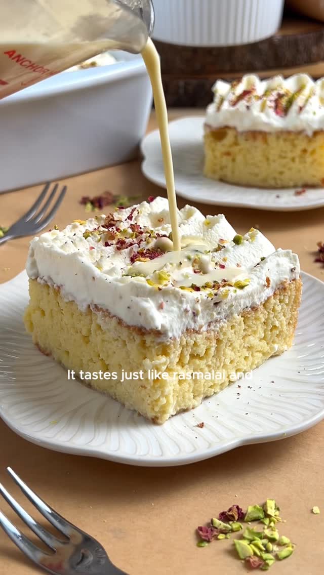 Rasmalai Tres Leches Cake