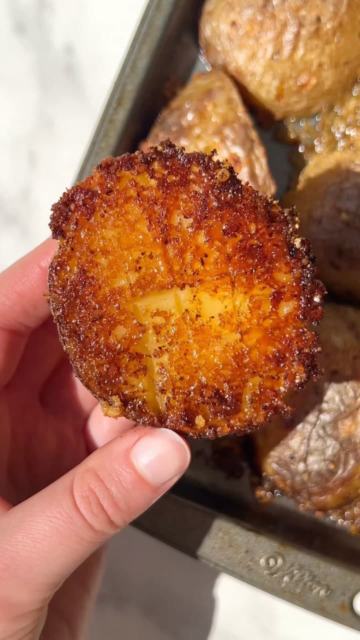 Crispy Parmesan Potatoes