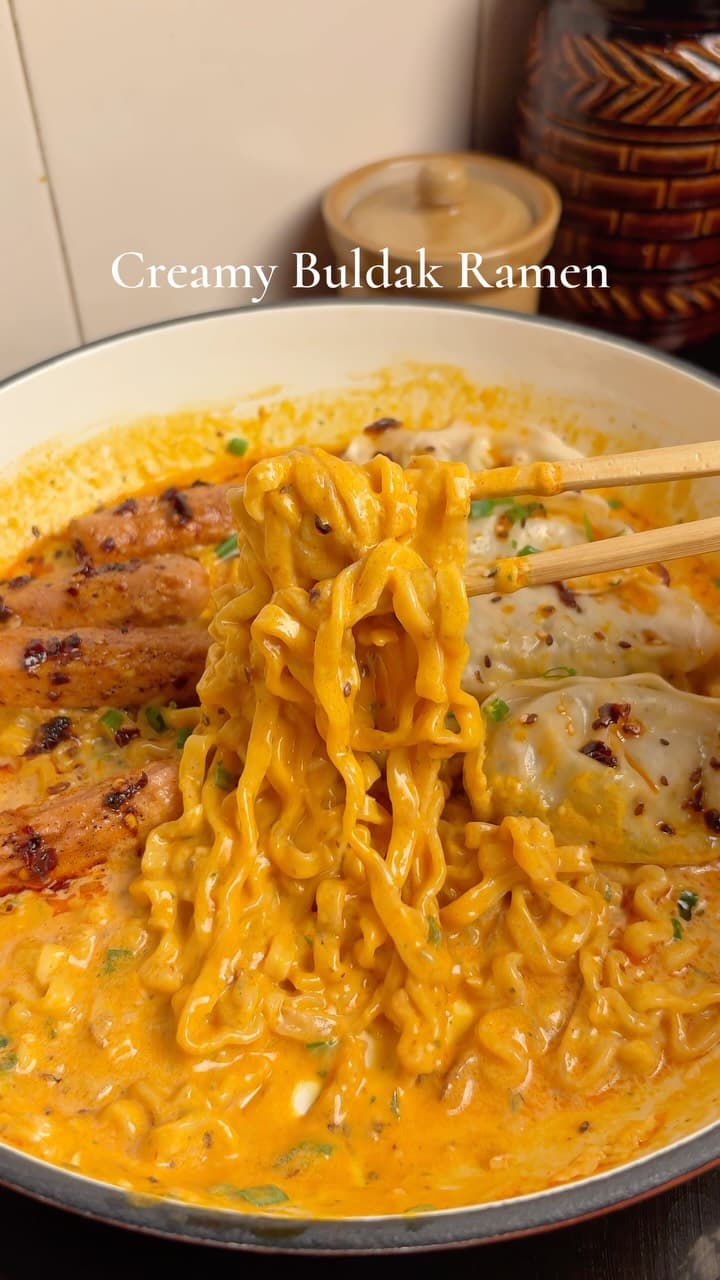 Creamy Buldak Ramen