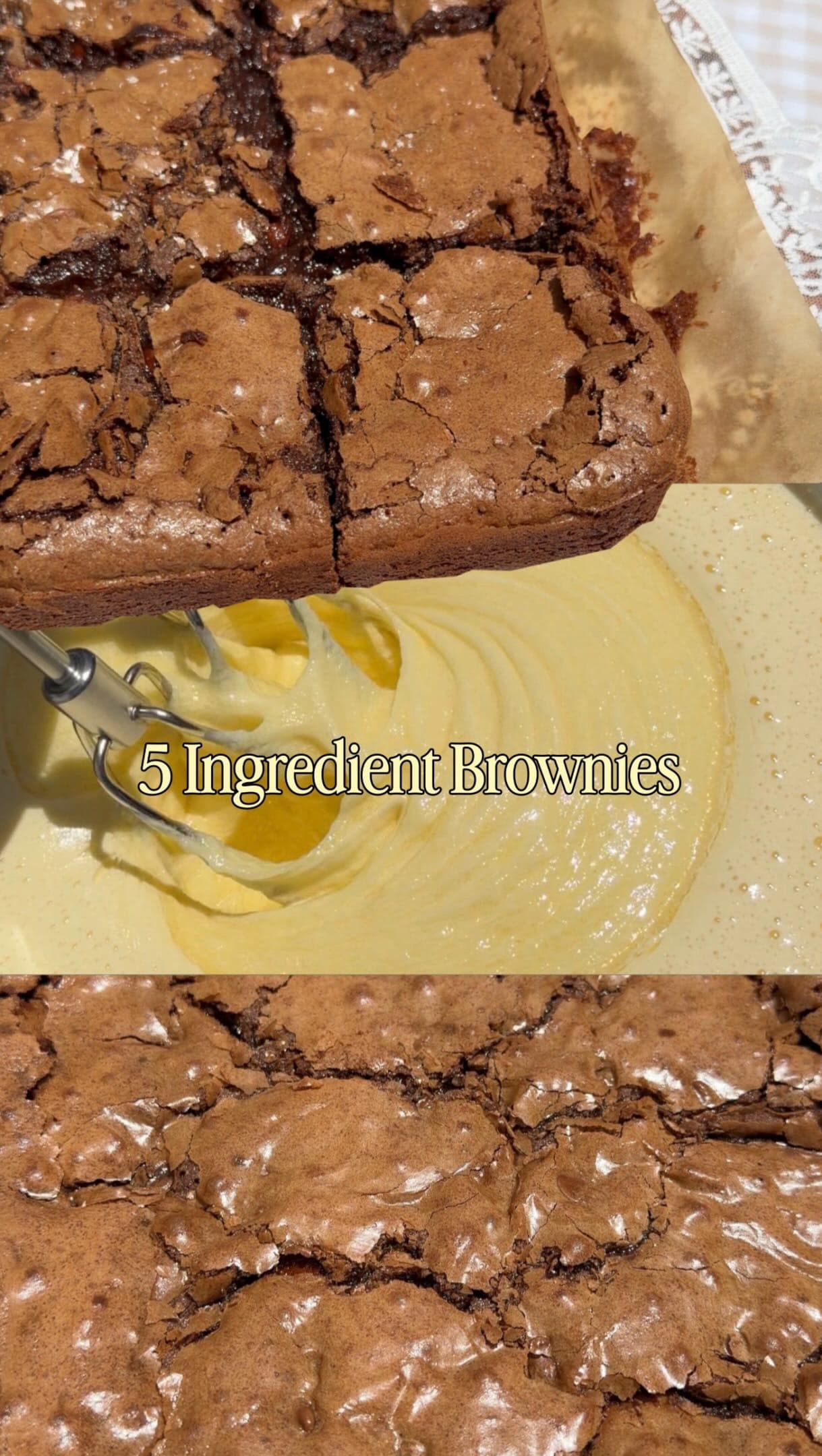 Σοκολατένια Brownies με 5 Υλικά