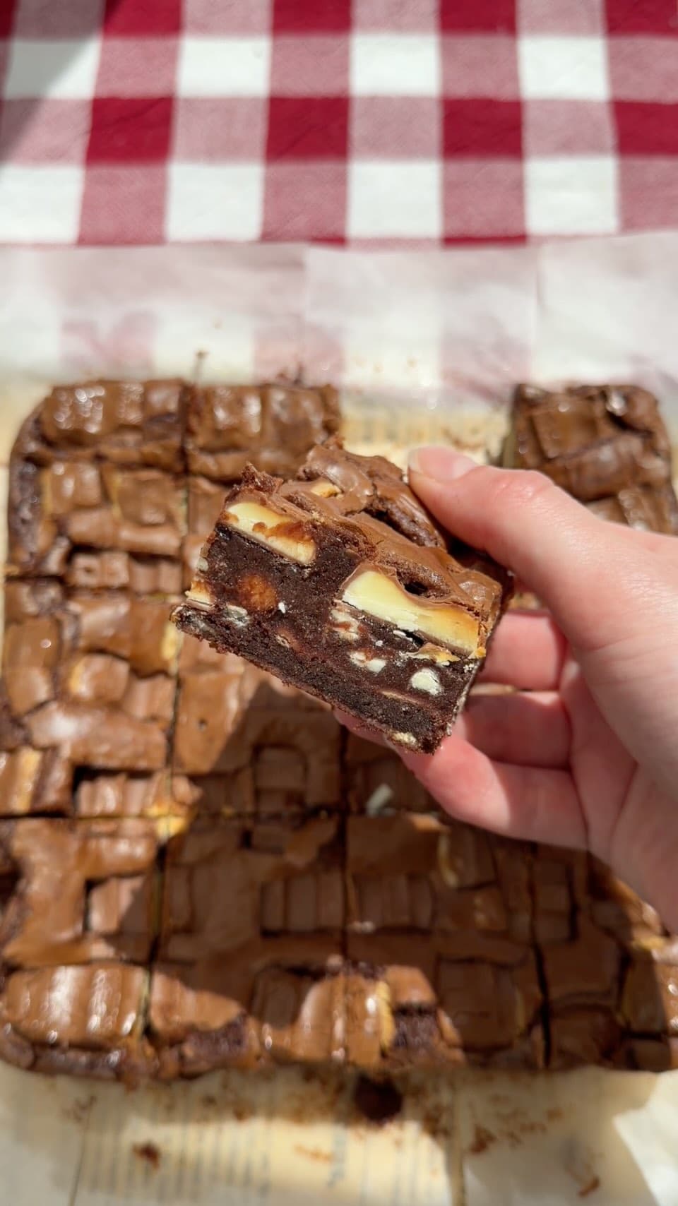 Kinder Brownies Fudgy