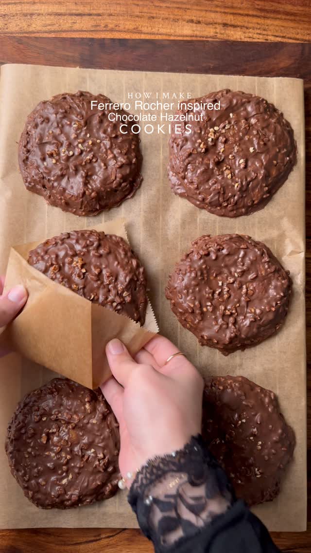 Cookie ripieni al cioccolato e nocciole Ferrero Rocher