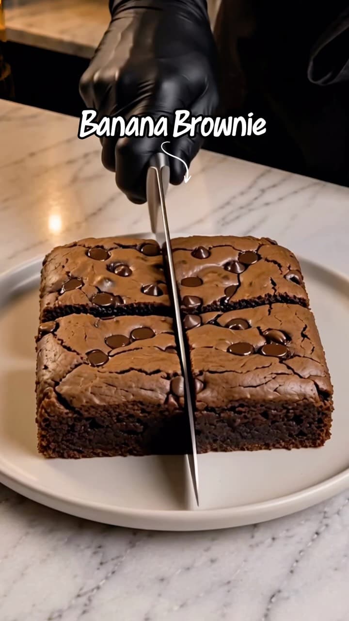2-Minute Banana Brownie