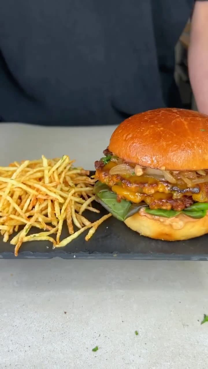 Tofu Smashburgers