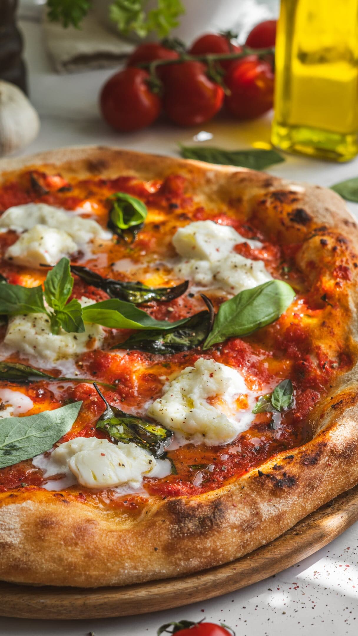 Domácí pizza Margherita