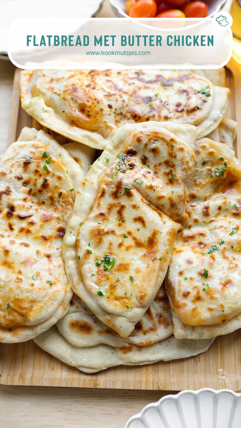 Flatbread with Butter Chicken