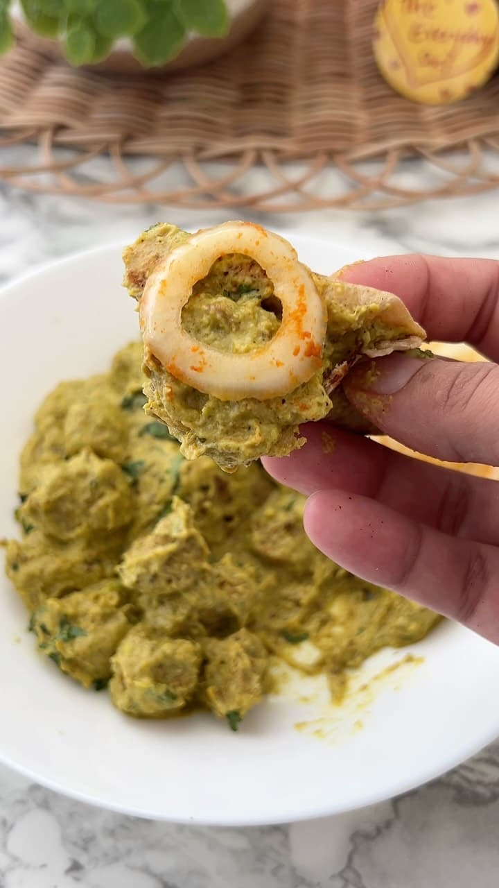Hariyali Soya Curry