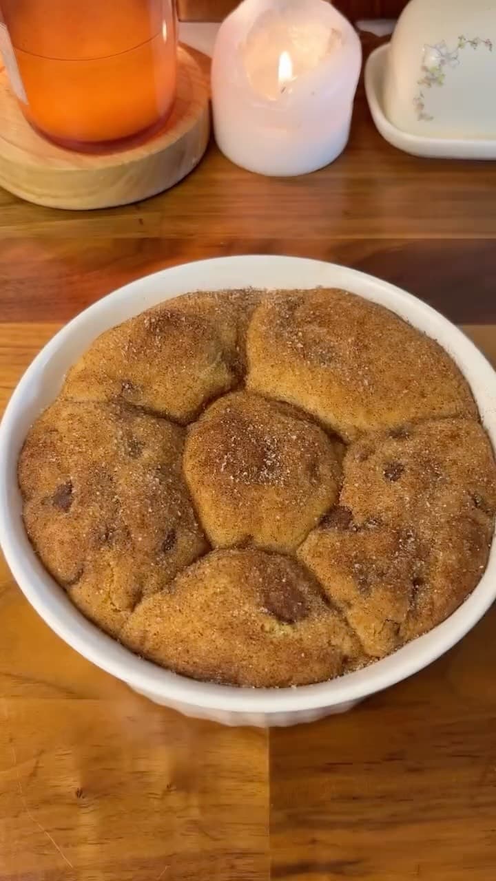 Churro Scoopable Cookie Pie