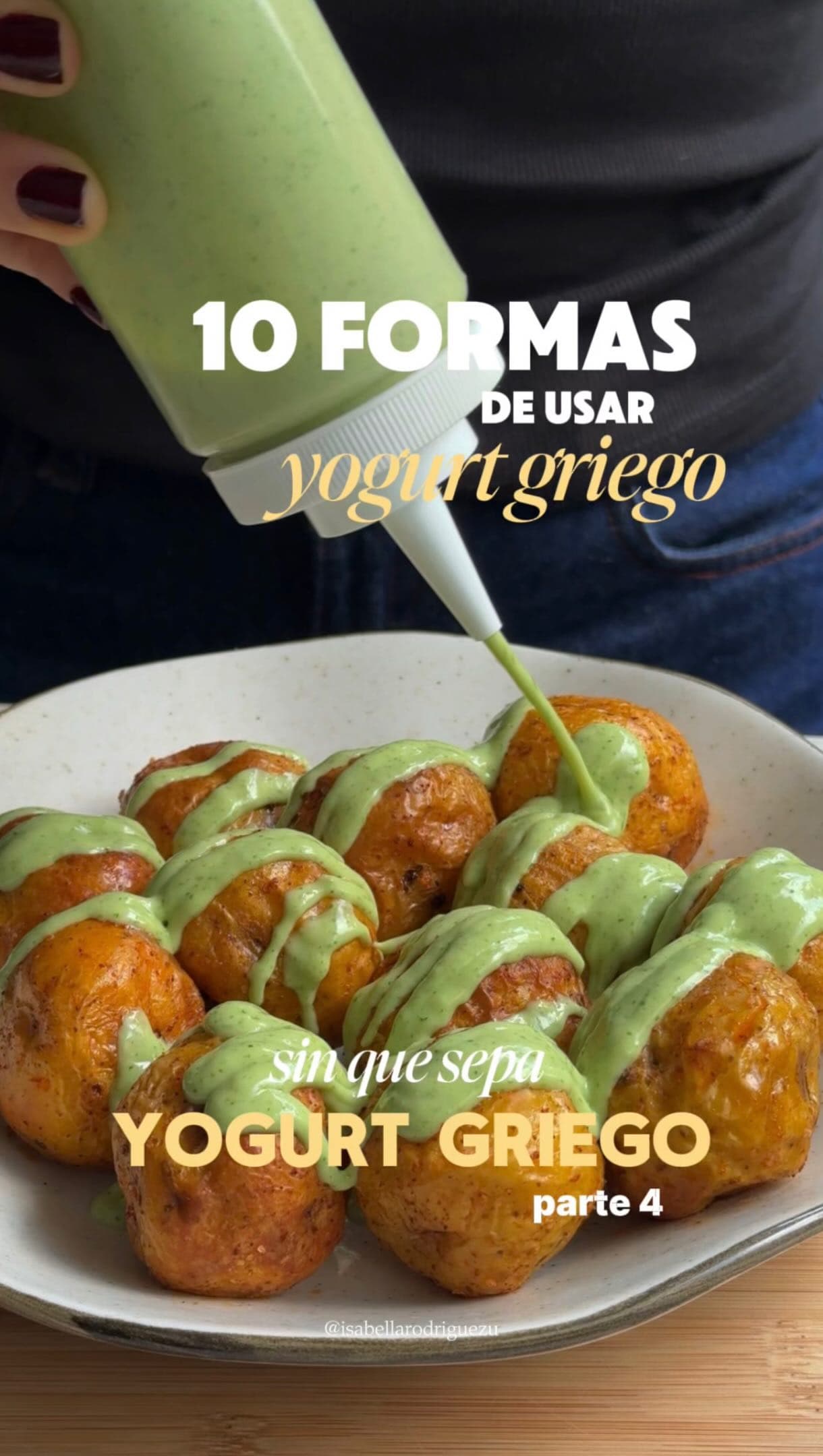 Salsa Verde con Yogur Griego