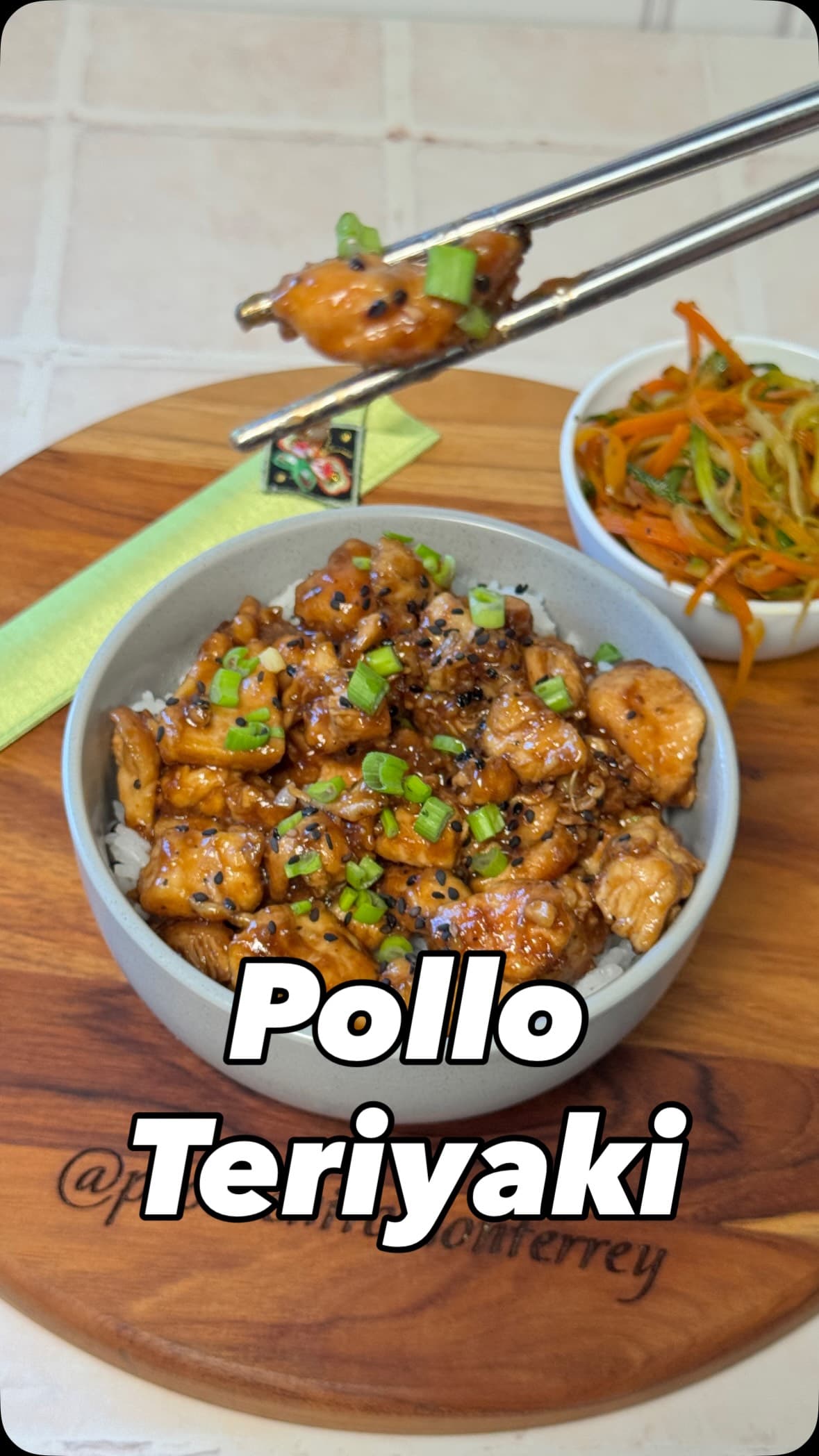 Pollo Teriyaki para el Lonche