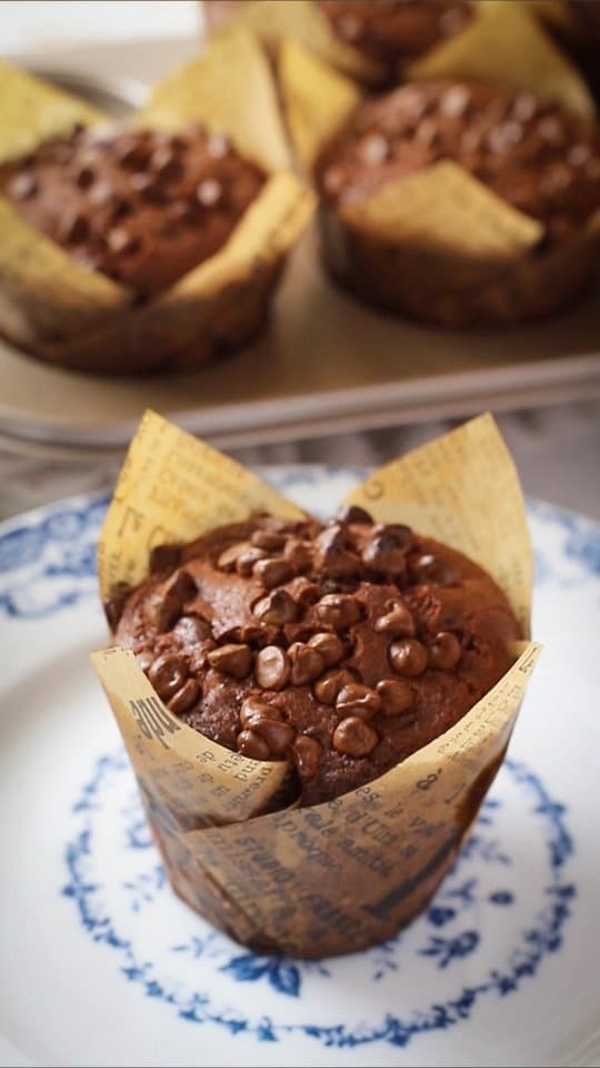 Muffins extra moelleux chocolat