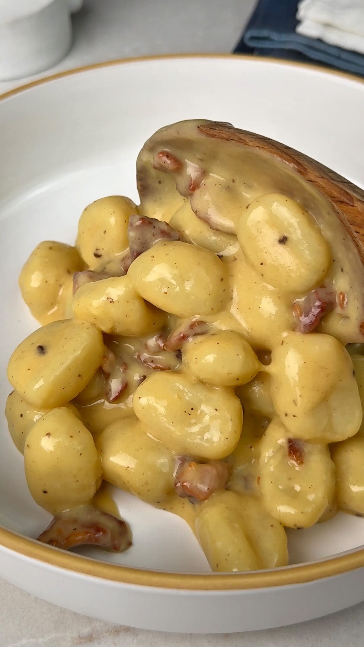 Gnocchi Carbonara