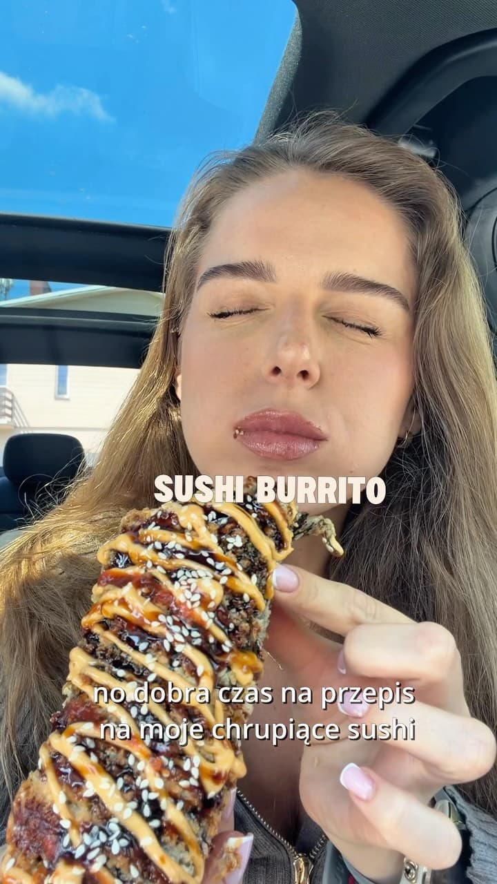 Chrupiące sushi burrito z Air Fryera