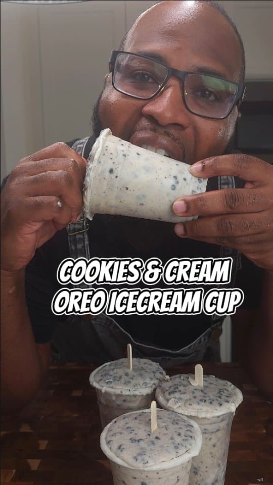 Cookies & Cream Oreo Ice Cream Cups
