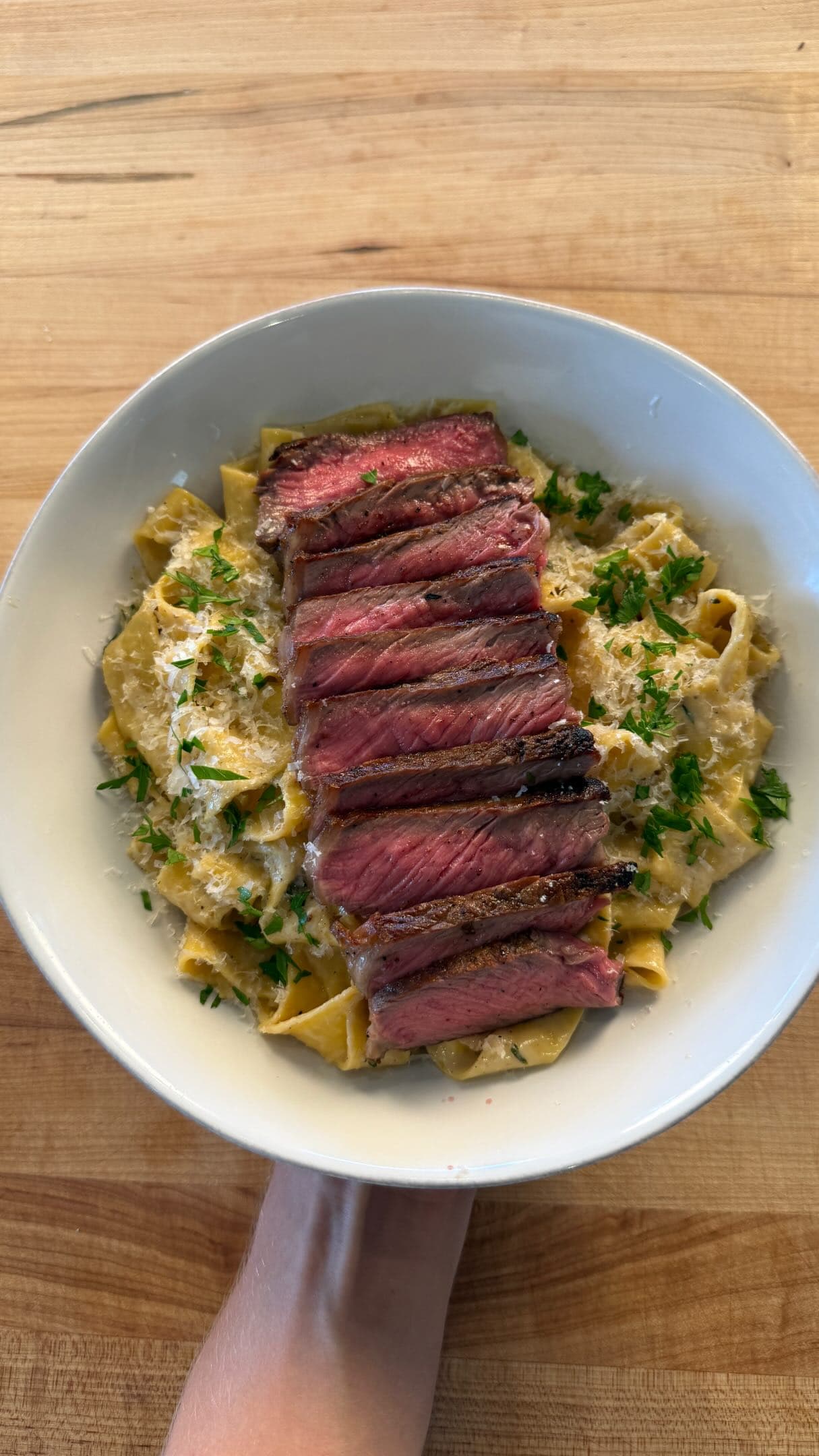 Steak Alfredo
