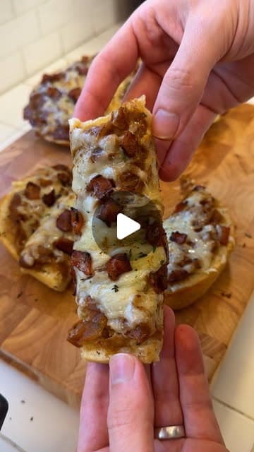 French Onion Garlic Bread