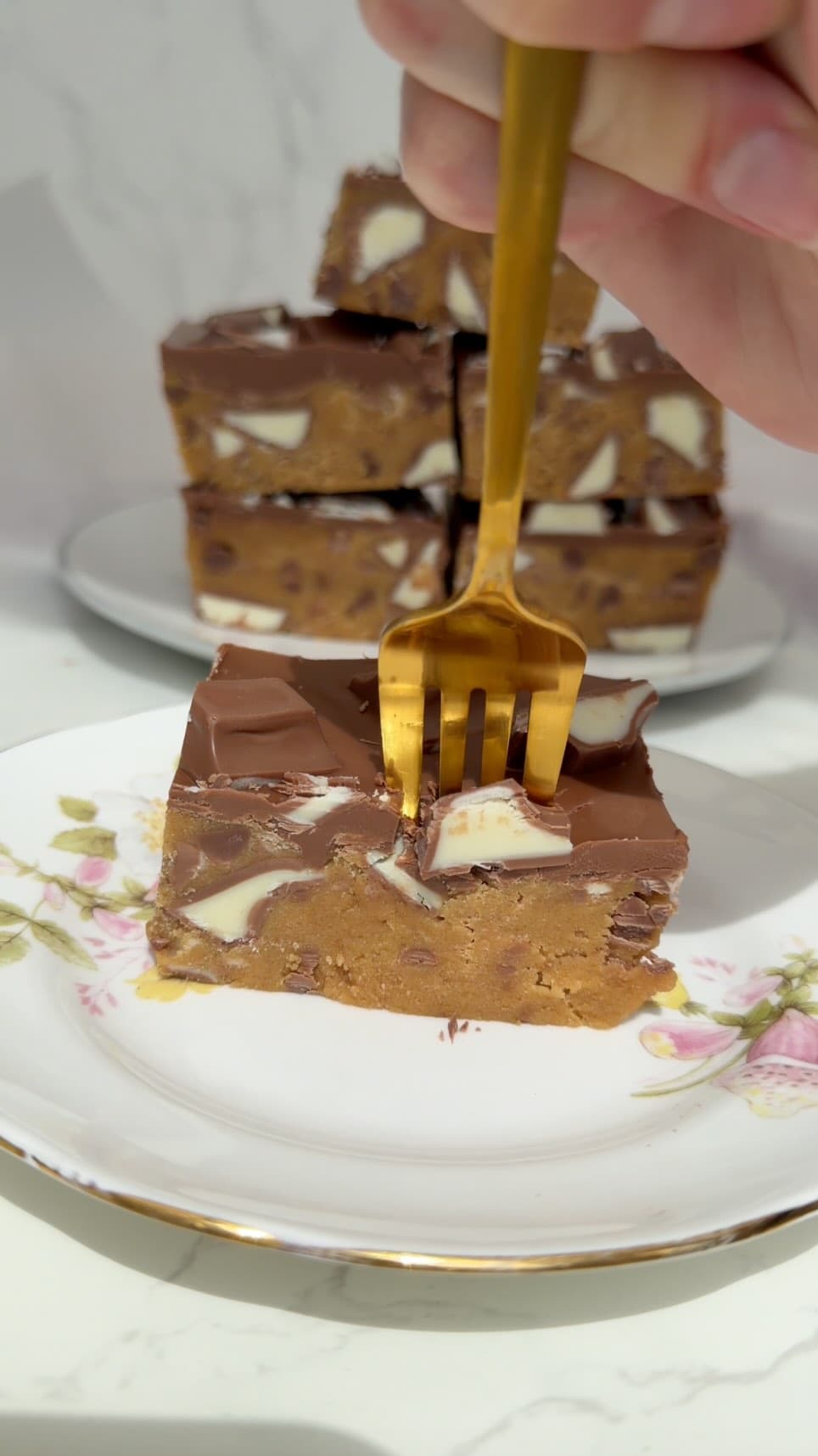 Kinder Cookie Dough Bars