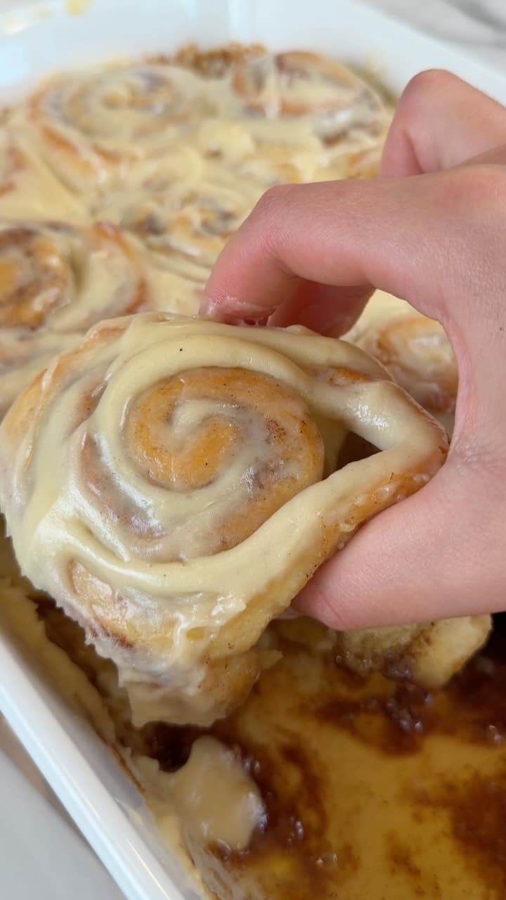 Gooey Cinnamon Rolls with Cream Cheese Frosting