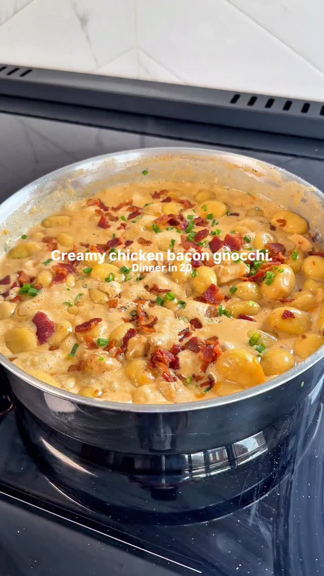 Creamy Chicken & Bacon Gnocchi