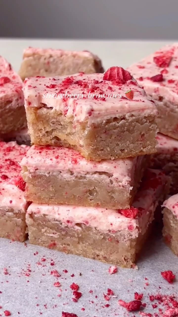Strawberry Brownies