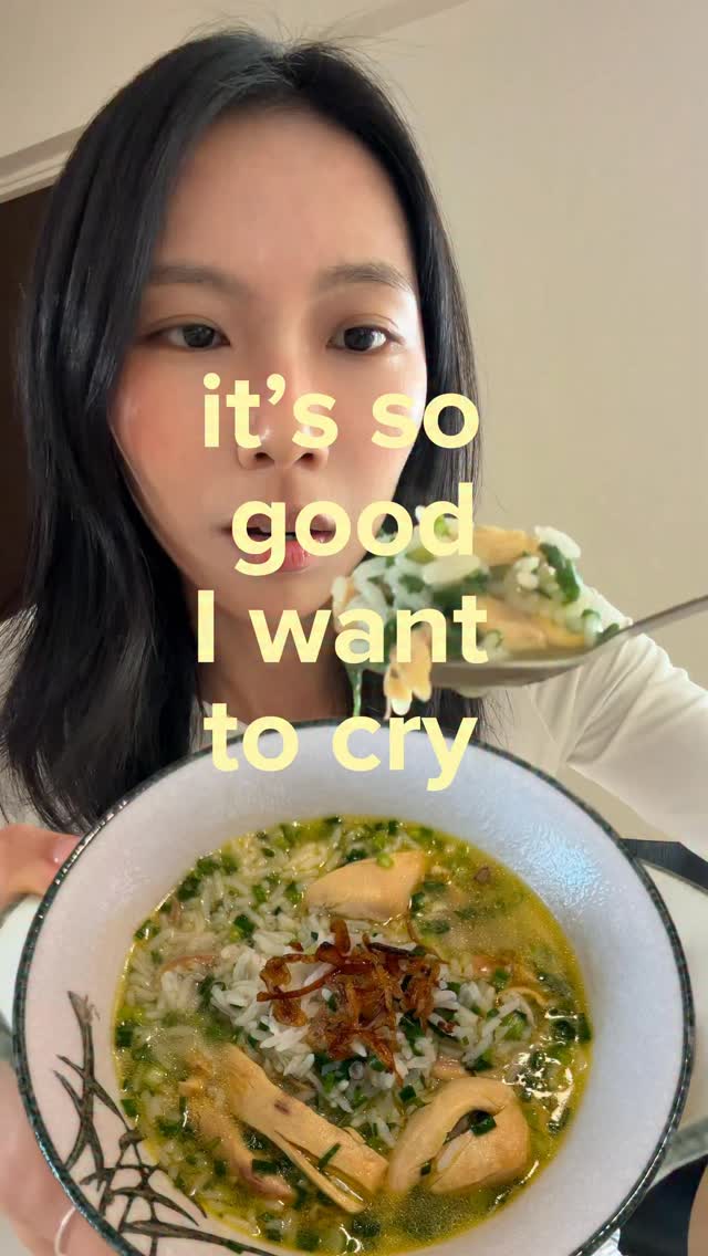 Scallion Chicken Soup Rice
