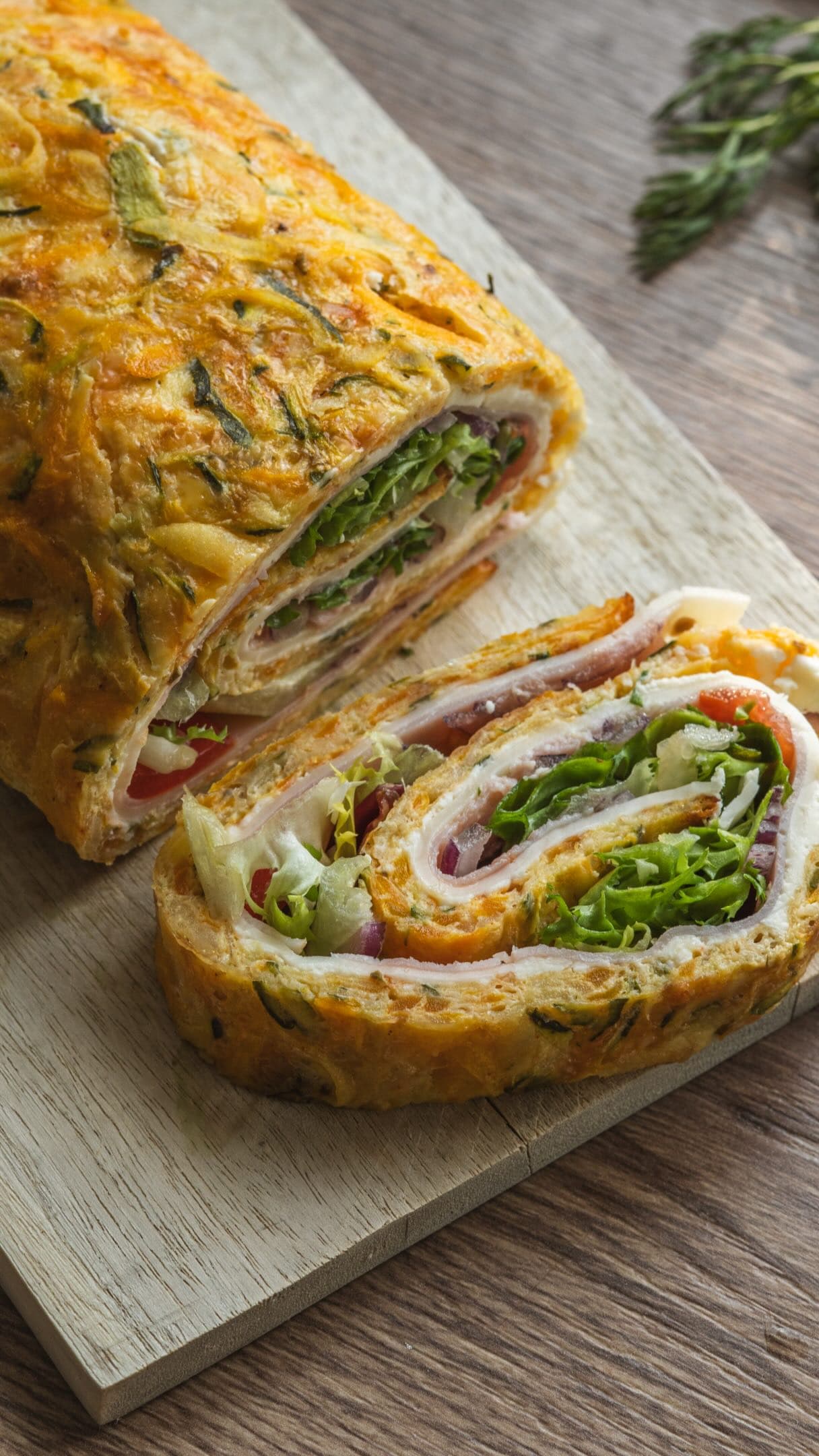 Šťavnatý zeleninový wrap z plechu