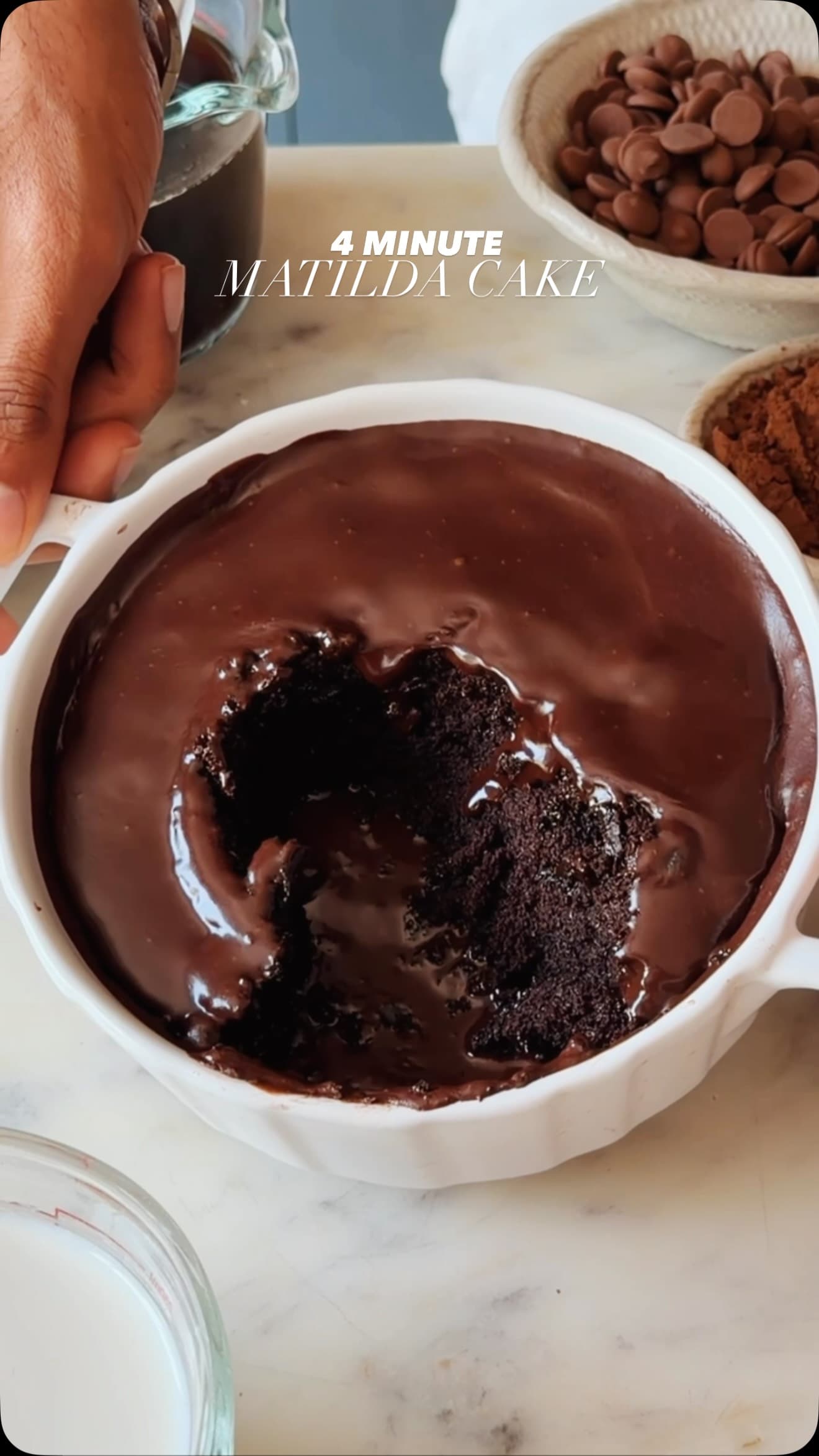 4-Minute Eggless Microwave Matilda Cake