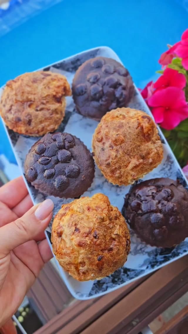 Savory and Chocolate Muffins