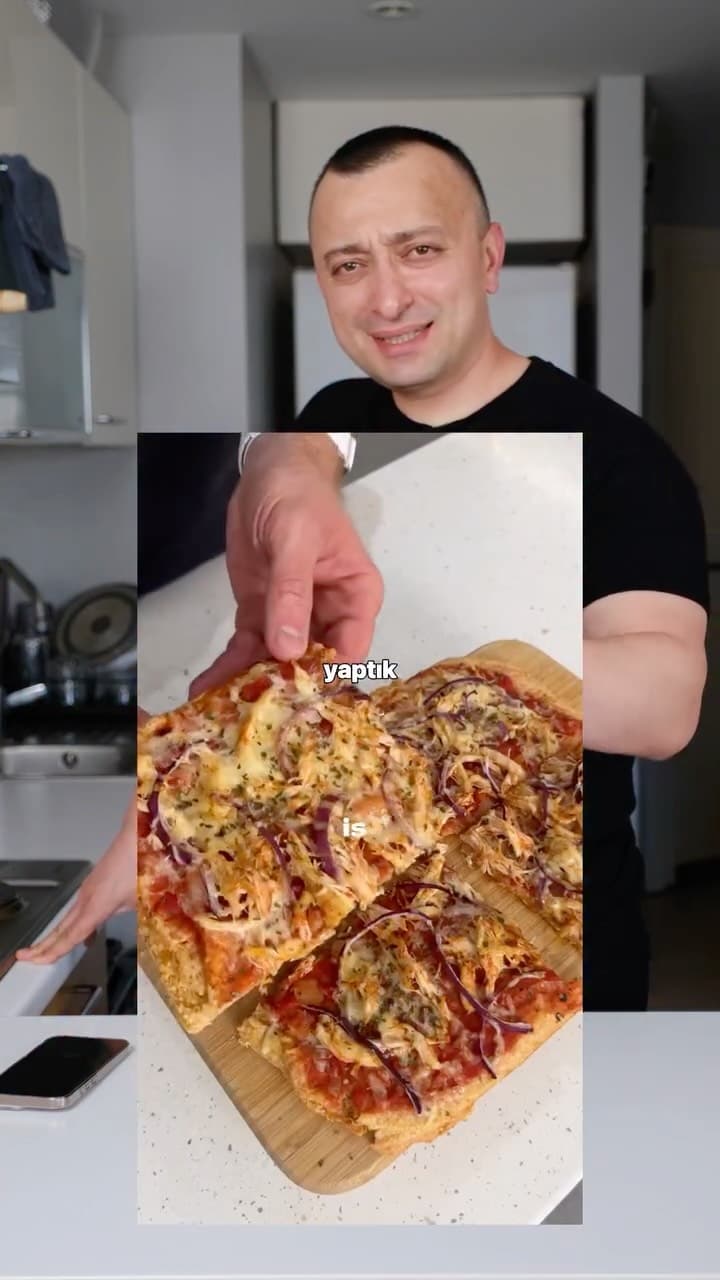 Kırmızı Mercimekli Glutensiz Pizza