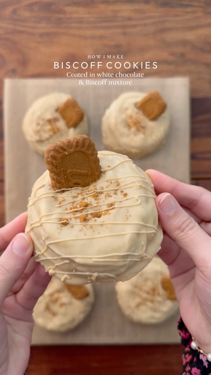 Cookie Biscoff fourré au Biscoff