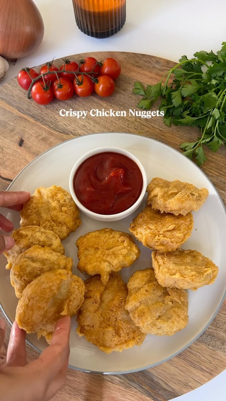 Nuggets de pollo crujientes