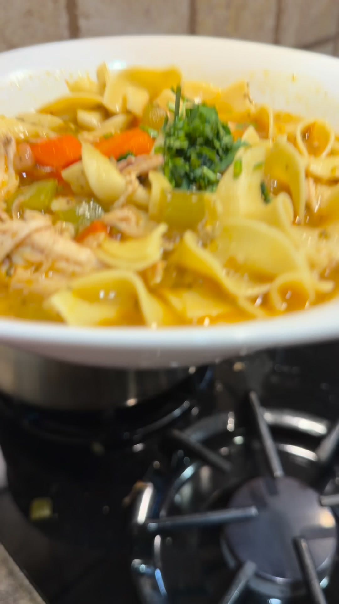 Cozy Rotisserie Chicken Noodle Soup