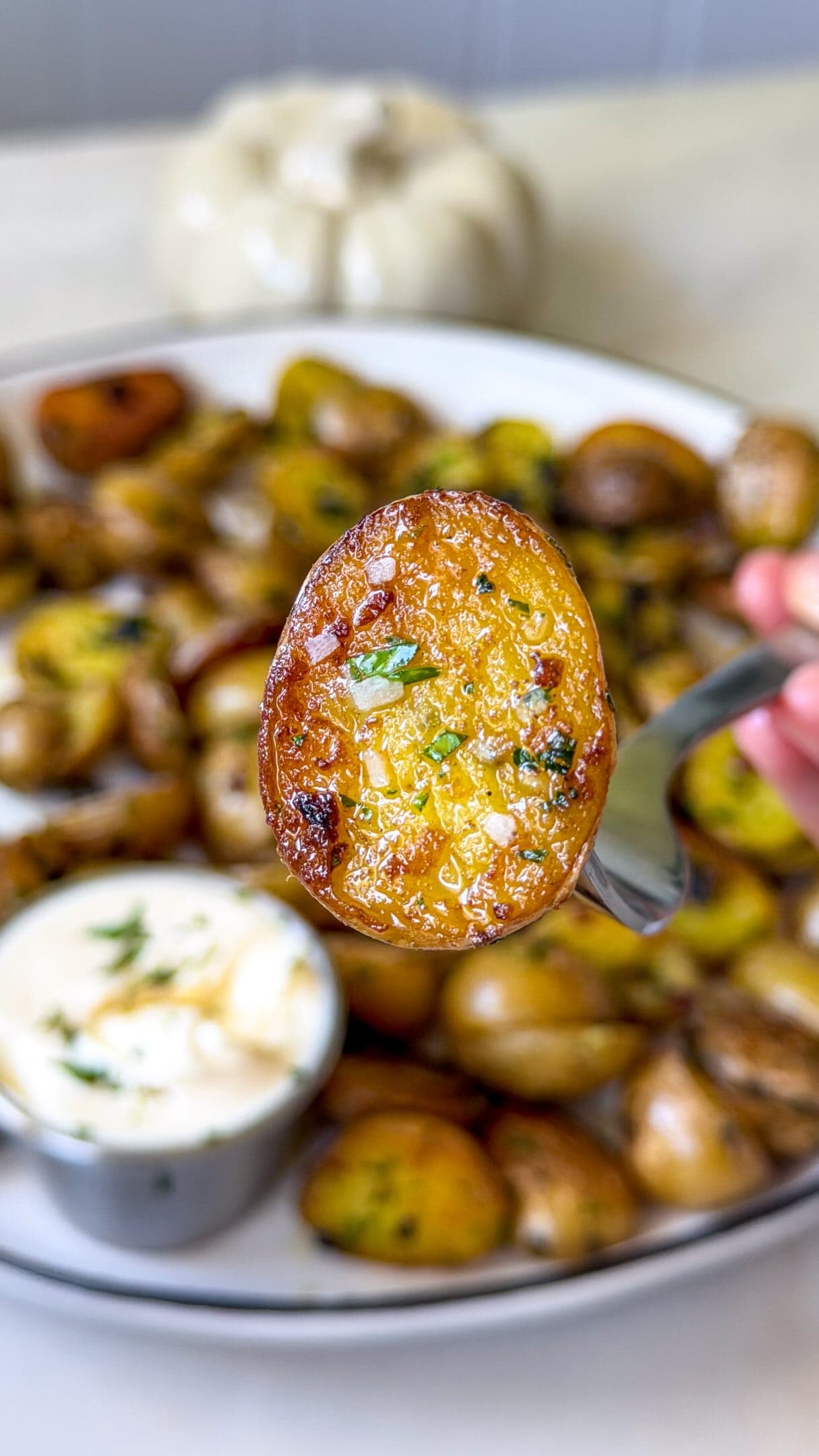 Easy Garlic Butter Baby Potatoes