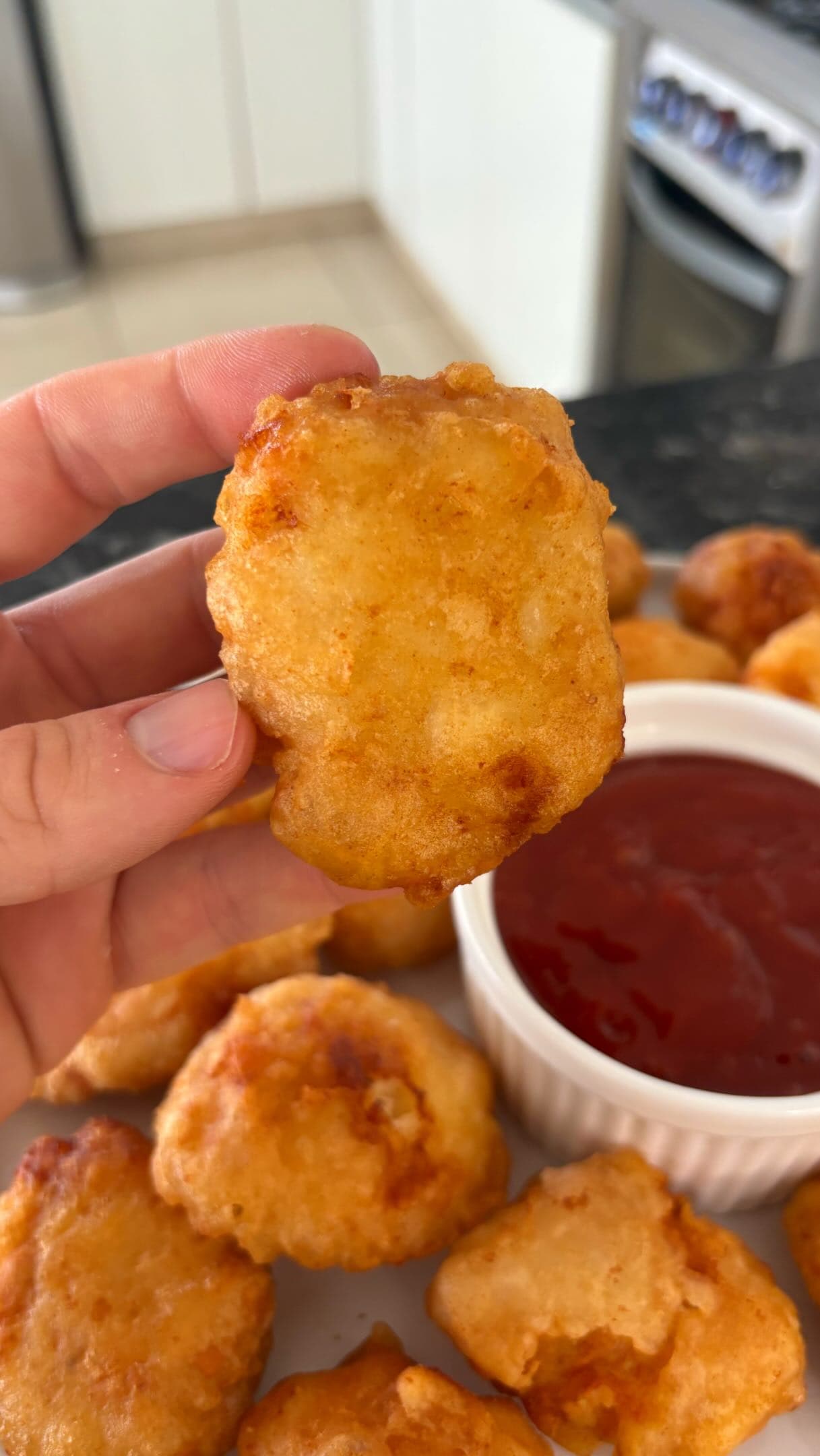 Nuggets de pollo caseros