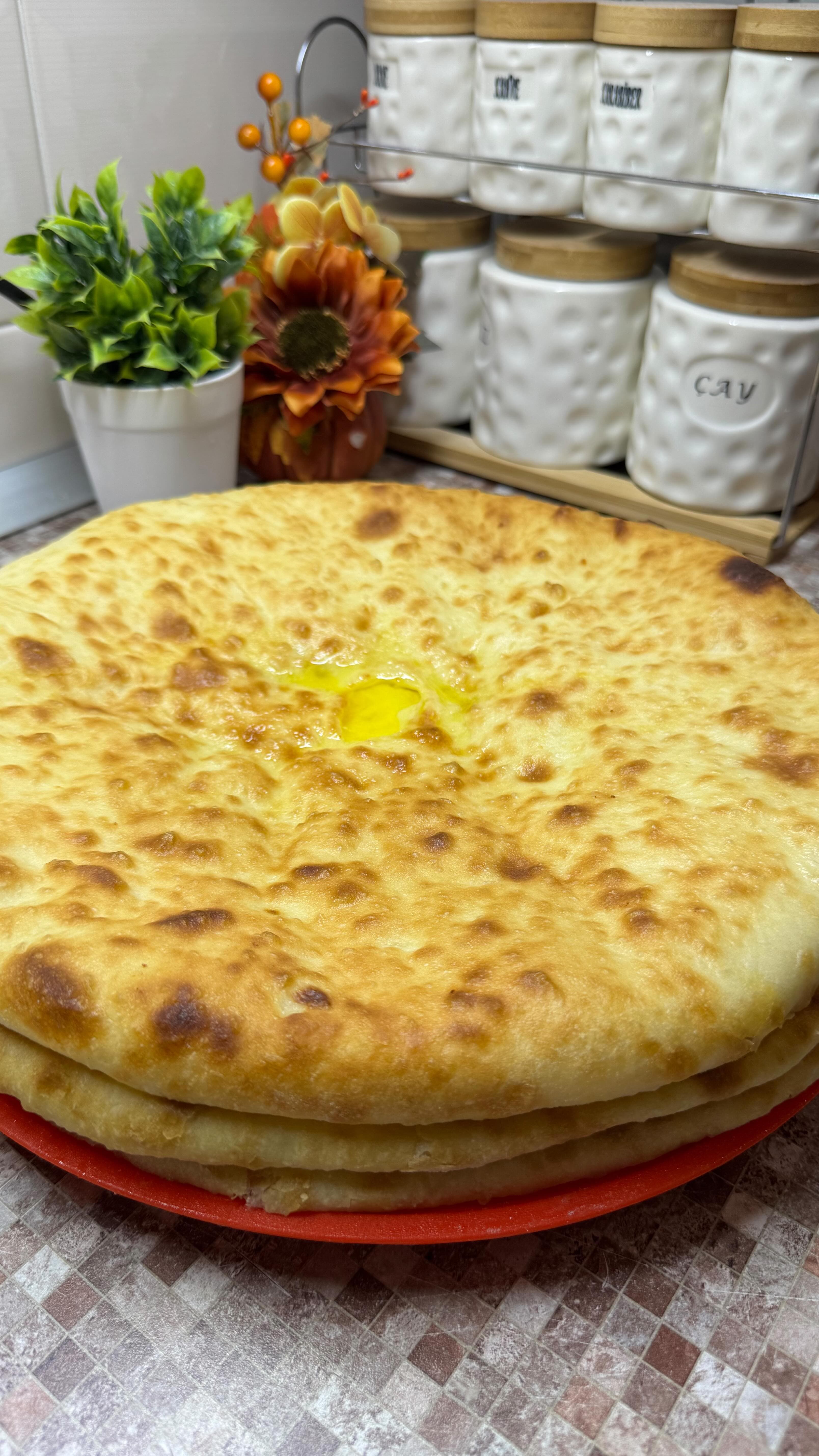 Осетинский пирог с картошкой и сыром «Картофджын»