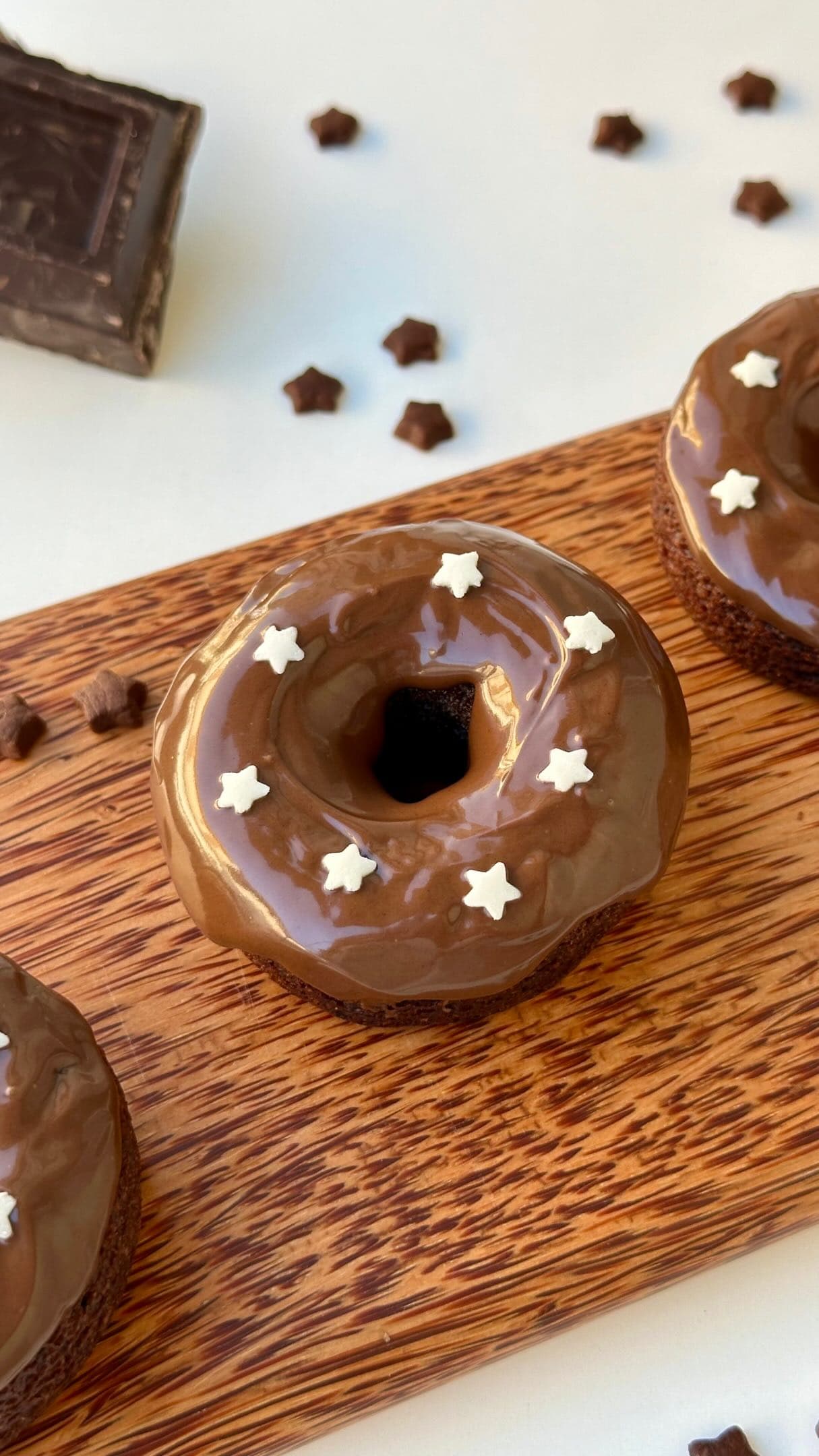 Donuts all'Acqua al Cacao
