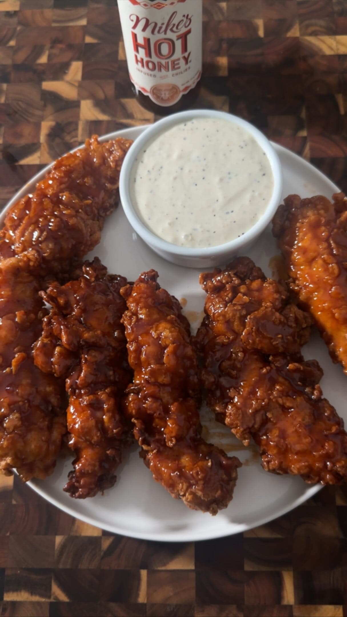 Hot Honey BBQ Crispy Chicken Tenders