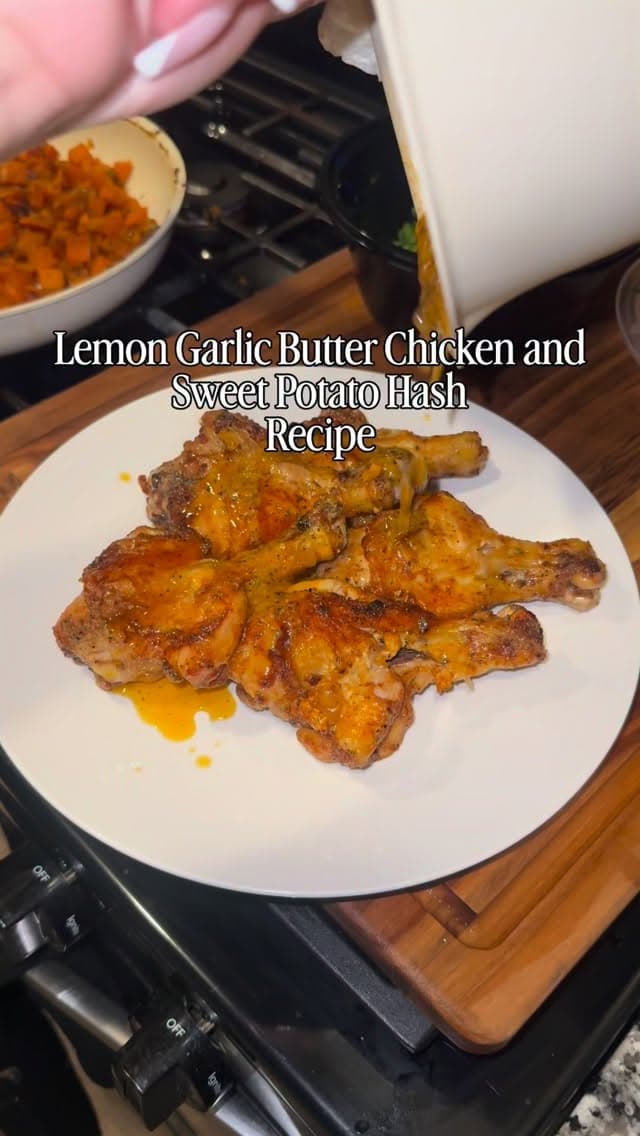 Lemon Garlic Butter Chicken Drumsticks