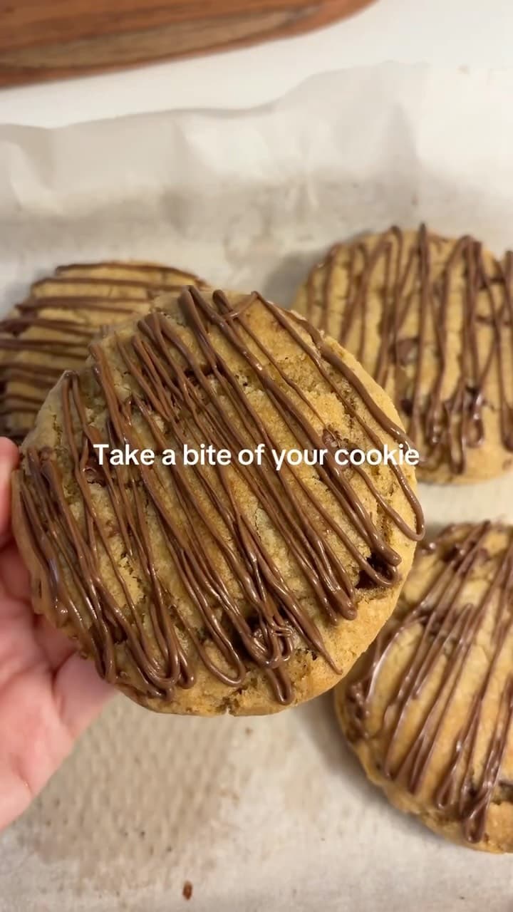 Brown Butter Nutella Cookies