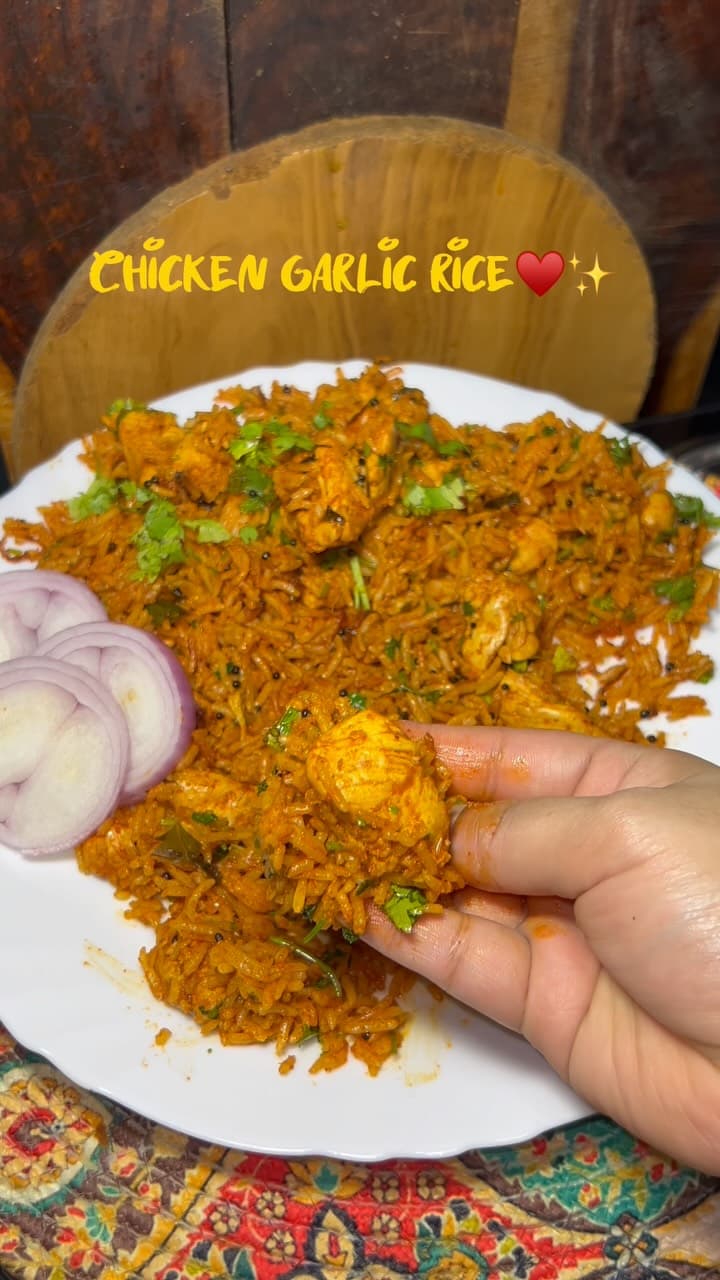 Chicken Garlic Rice