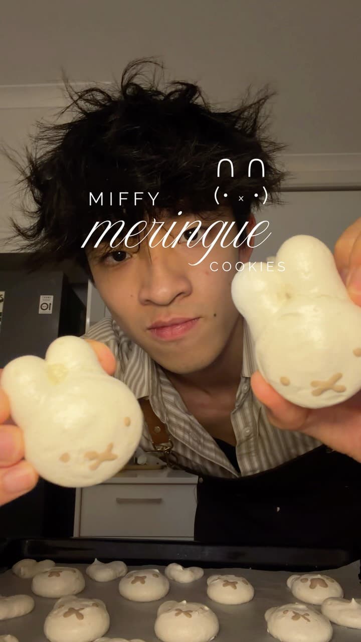 Miffy Meringue Cookies