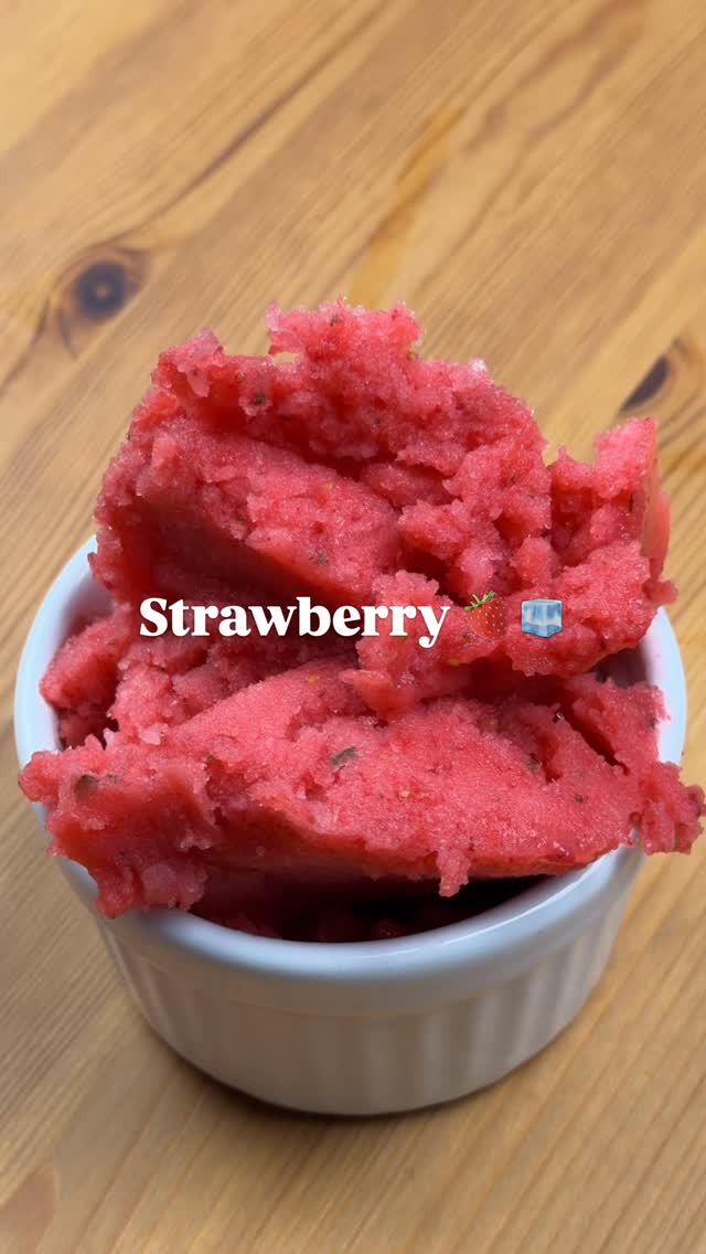 Strawberry Sorbet