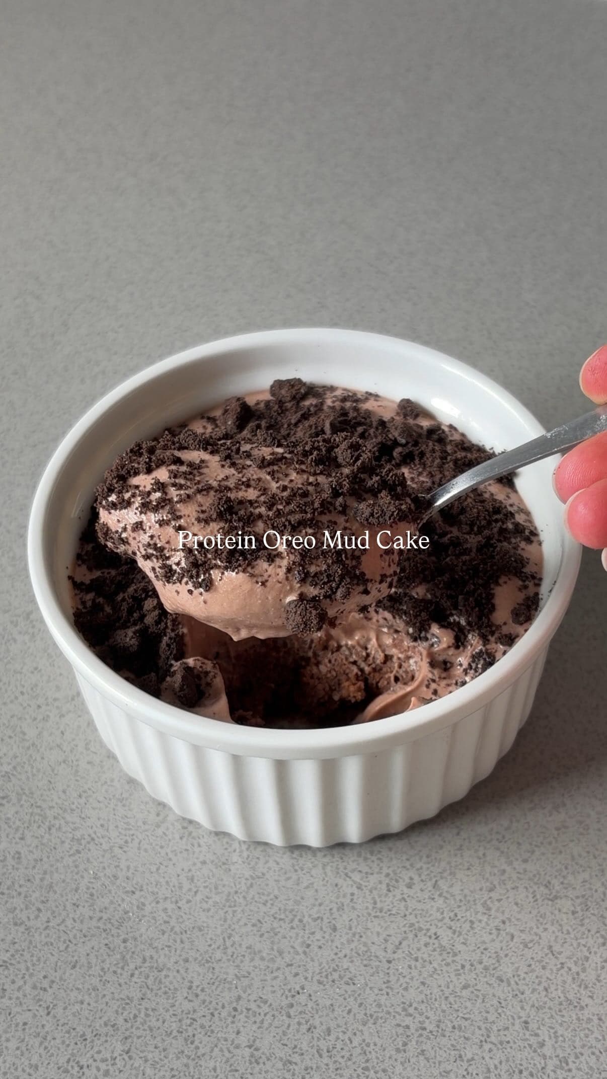 Brownie owsiane z proteinem Oreo