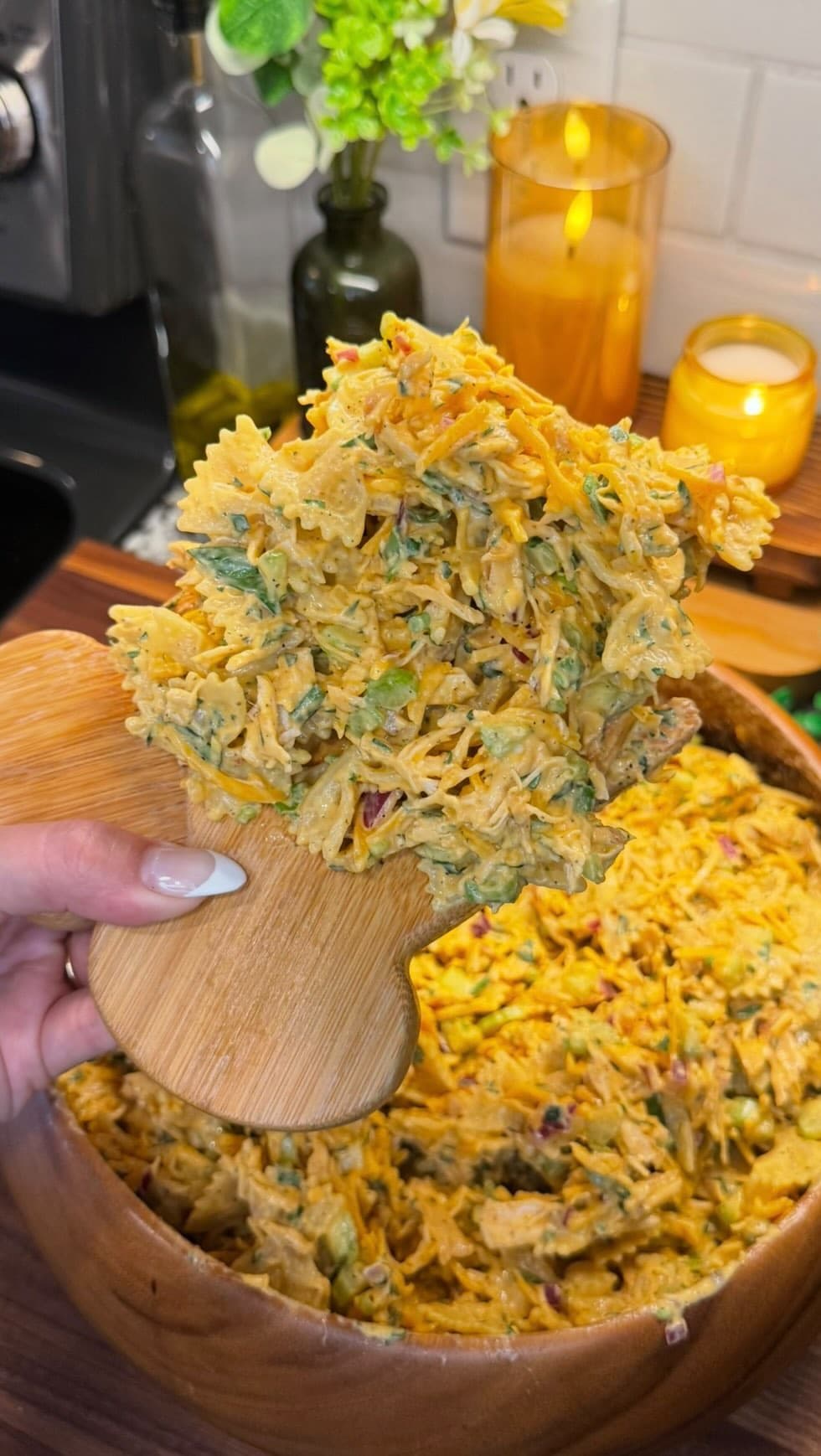 Buffalo Chicken Pasta Salad