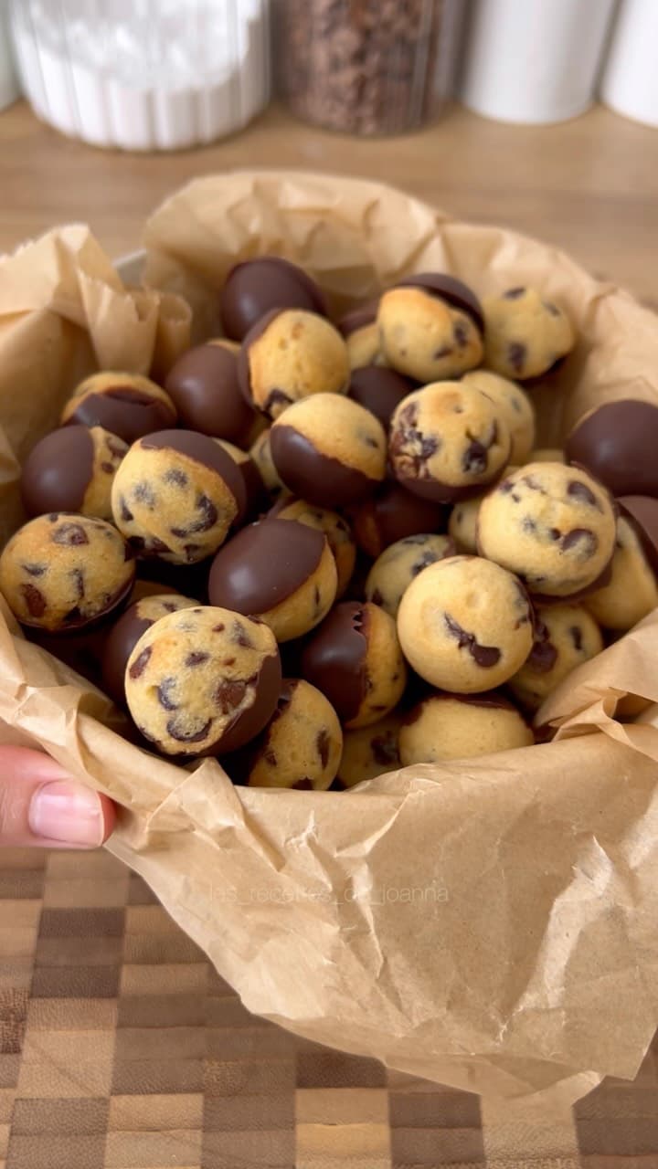 Cookie balls au chocolat