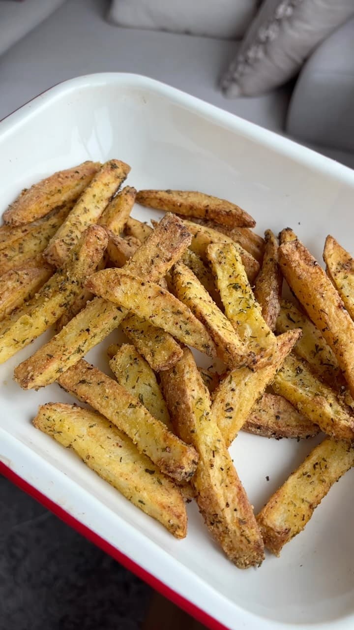 Extra Crispy Homemade Air Fryer Chips